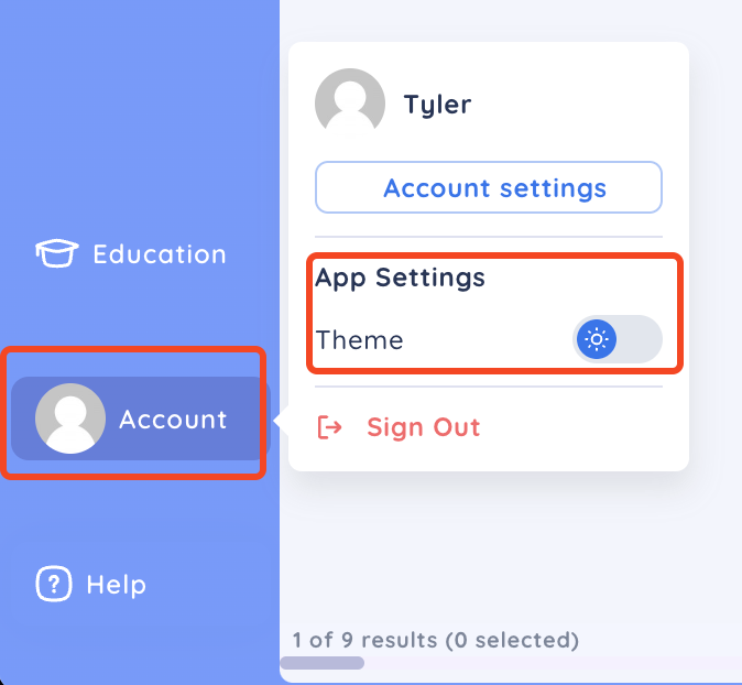 Dark Mode / Light Mode SCR 20240822 Khmh